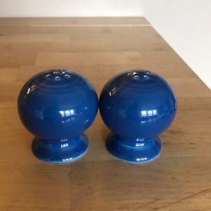 Fiesta ware salt and pepper shakers